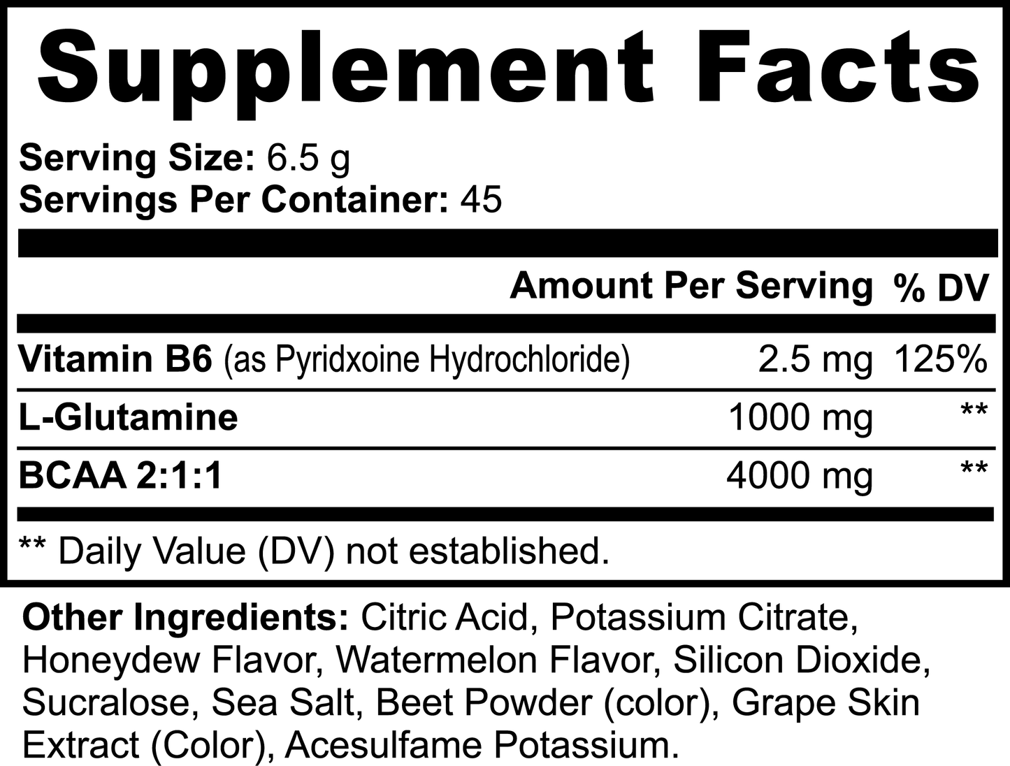 BCAA Post Workout Powder | Well Care Cosmetics