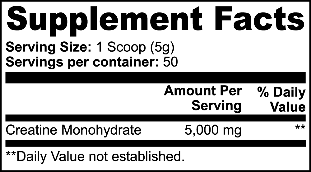 Creatine Monohydrate | Well Care Cosmetics